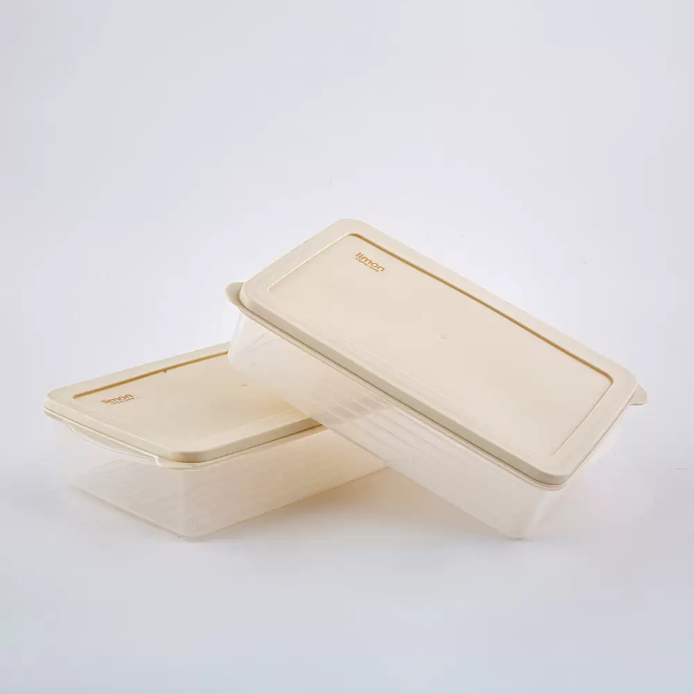 ست فریزر رنگ کرمی مدل مستطیلی