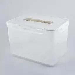 ظرف پلاستیکی مدل نگهدارنده رنگ بژ