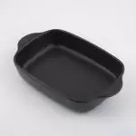تابه لبه دار مستطیلی مشکی بزرگ