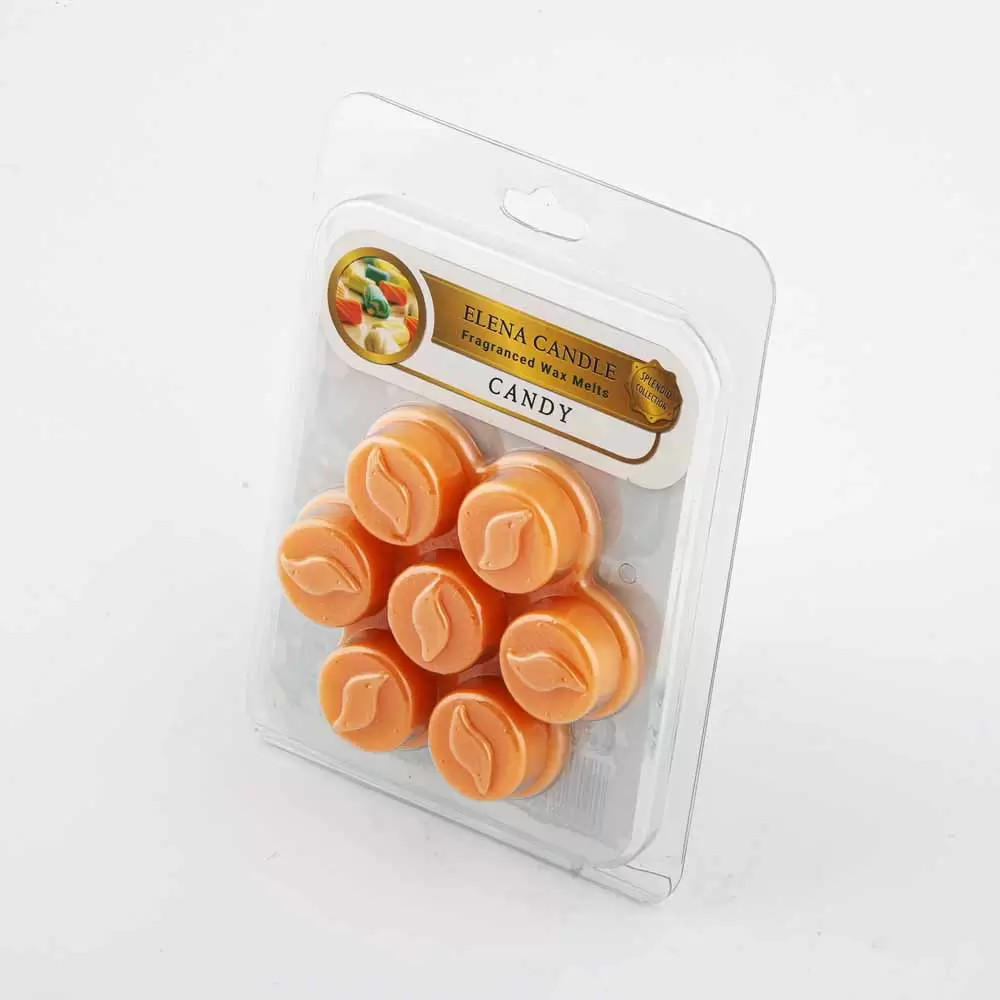 اسانس جامد دایره ای رنگ پرتقالی بسته 5 عددی