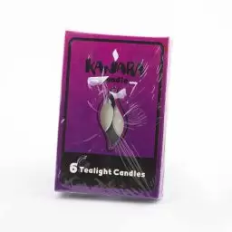 بسته شمع 6 عددی رنگ سفید