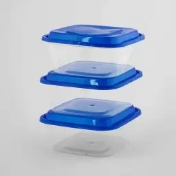 ظروف هات دلیوری پک 3 عددی مربعی