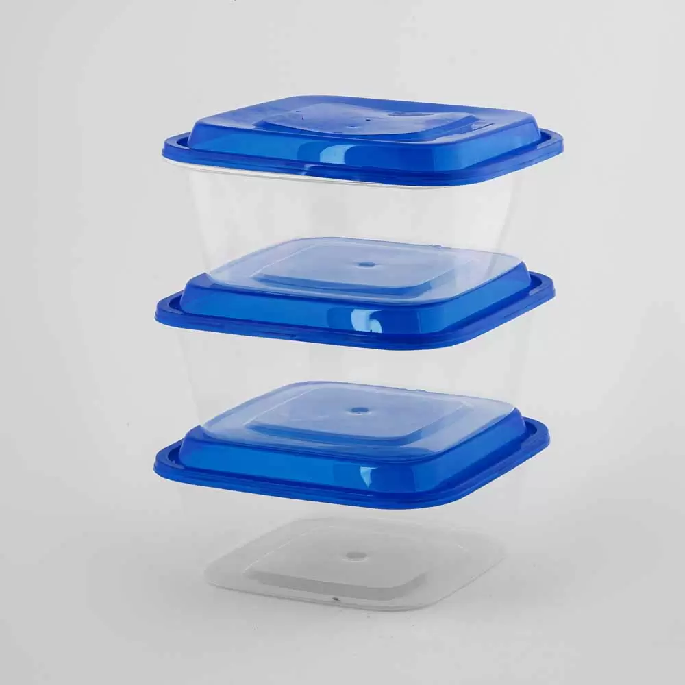 ظروف هات دلیوری پک 3 عددی مربعی