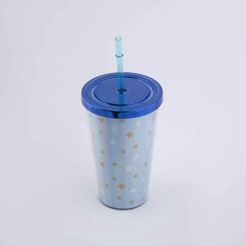 اسموتی طرح گربه شاخ دار رنگ ابی