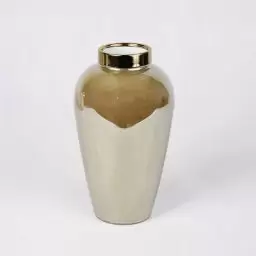 گلدان دور طلایی دودی ( نمای بالا)