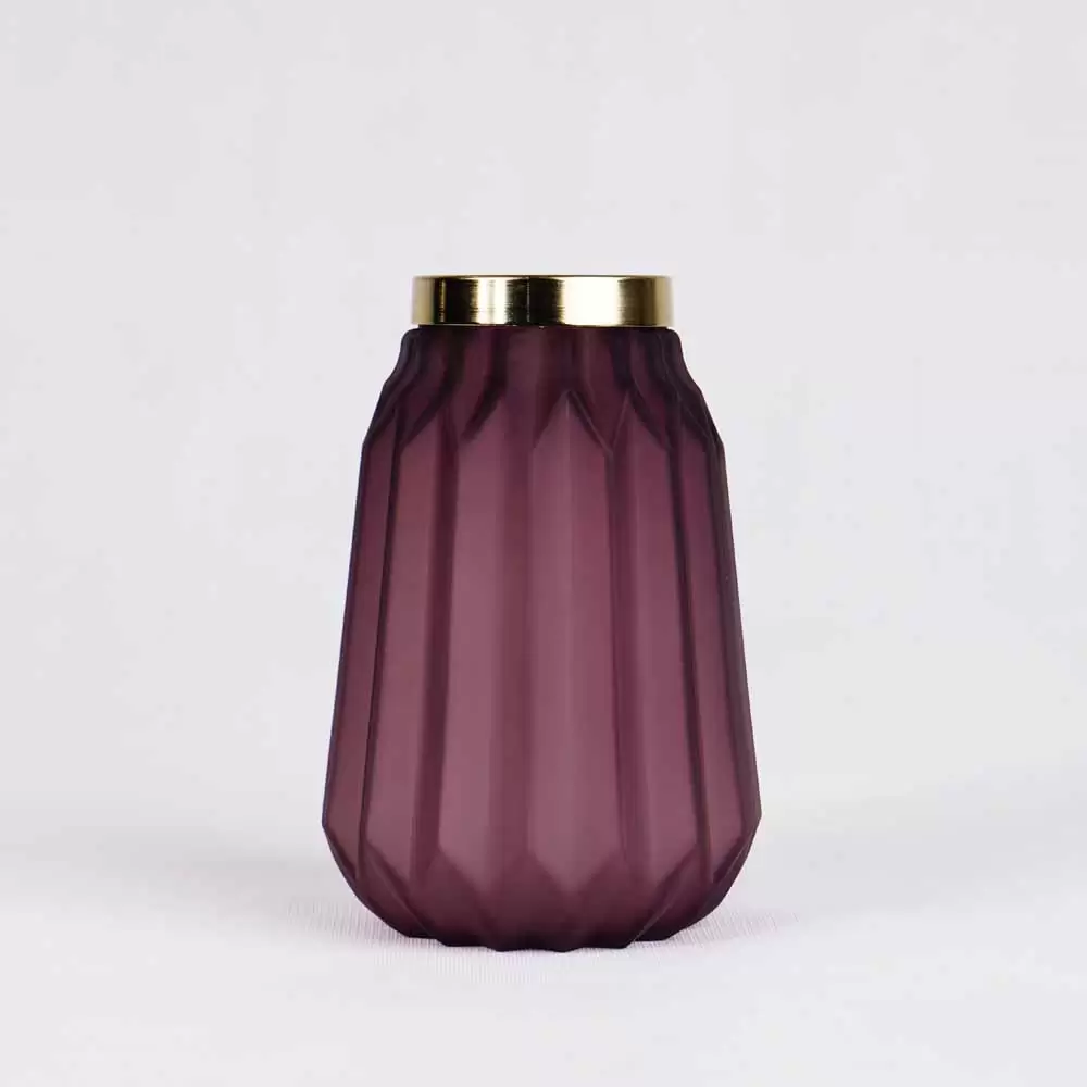 گلدان رنگ پوست پیازی( نمای رو به رو)