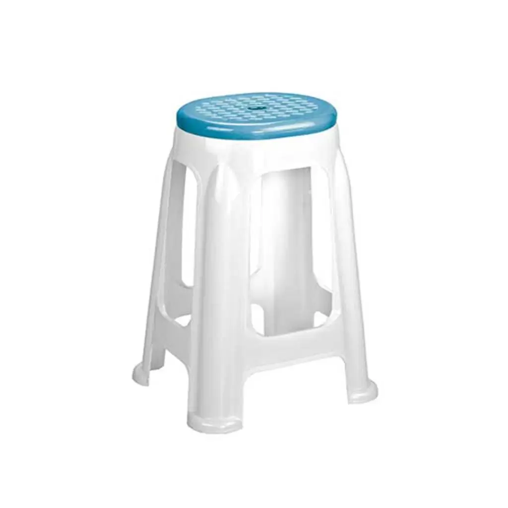 چهارپایه دورنگ بلند 1417 الوان -ناصر رنگ سفید