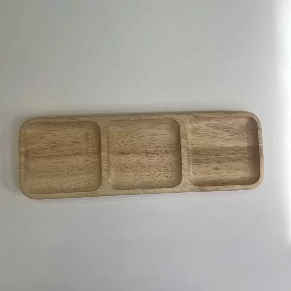 اردو خوری چوبی بدون پایه سه تایی چسبیده