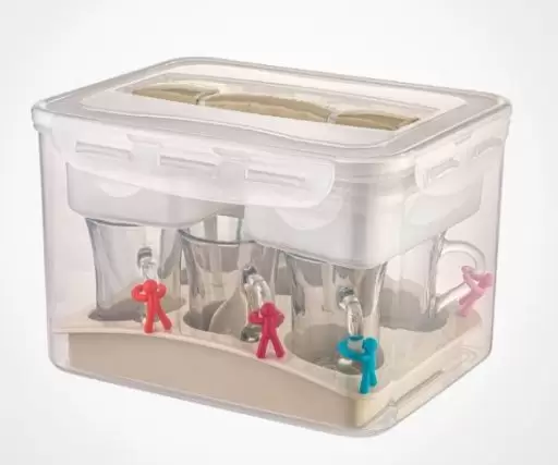 چای و صبحانه خوری 6 نفره الوان - لیمون درب چهار قفل