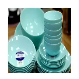 سرویس26 پارچه دیوالی فرانسه مدل رنگ سبز