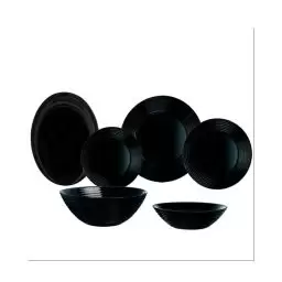 سرویس مدل 26 پارچه هارنا فرانسه رنگ مشکی