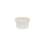 پیکنیک - کاسه و درب گیاهی بسته 6 عددی - 300CC رنگ سفید