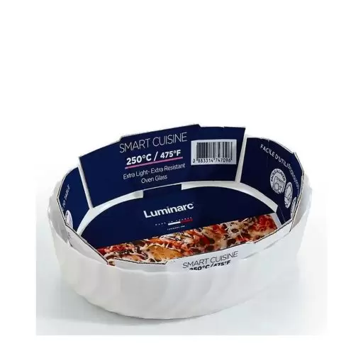 تابه بیضی مدل 24*32 تریانون فرانسه - لومینارک با بسته بندی