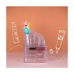استند آرایشی چهار کشو Big - سورباس مدل شفاف2