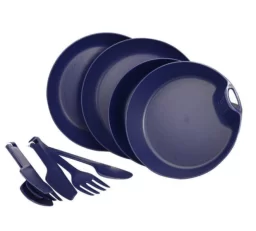 ست دو نفره 10 پارچه سرمه ای - لایف کمپ