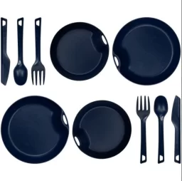 ست دو نفره 10 تکه سرمه ای - لایف کمپ دسته دار