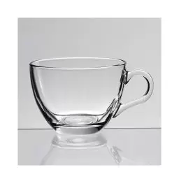 پاشا باغچه - قهوه خوری بیسیک 238 سی سی -دست مدل شیشه ای دسته دار