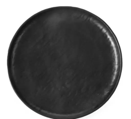 کسری - بشقاب ملامین مشکی 26 سانت