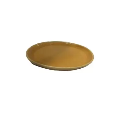 پیش دستی طرح سرامیکی خردلی کد S3-47 لموند مدل ساده سر صاف