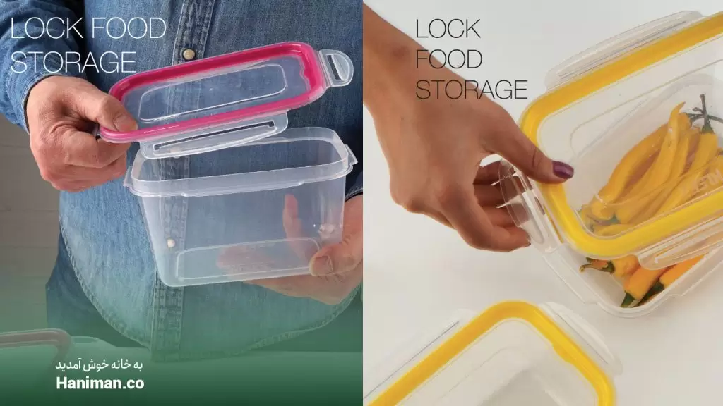 ظروف چهار قفله رنگی