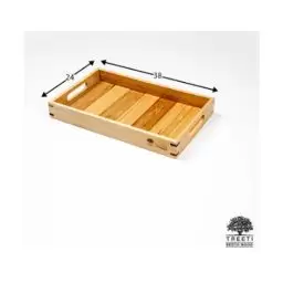 سینی مستطیل باریک دسته دار - تیریتی