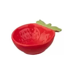 ظرف سرامیکی گود طرح گوجه تخت - تیریتی