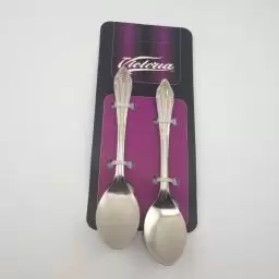 قاشق چای خوری 6 عددی استیل- ویکتوریا