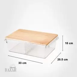 نظم دهنده درب چوبی یخچال 5 لیتری - لیمون