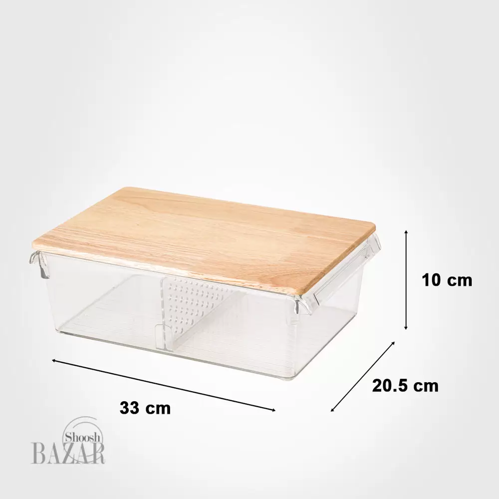 نظم دهنده درب چوبی یخچال 5 لیتری - لیمون