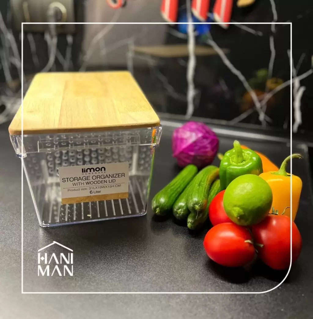 نظم دهنده درب چوبی یخچال 6 لیتری - لیمون