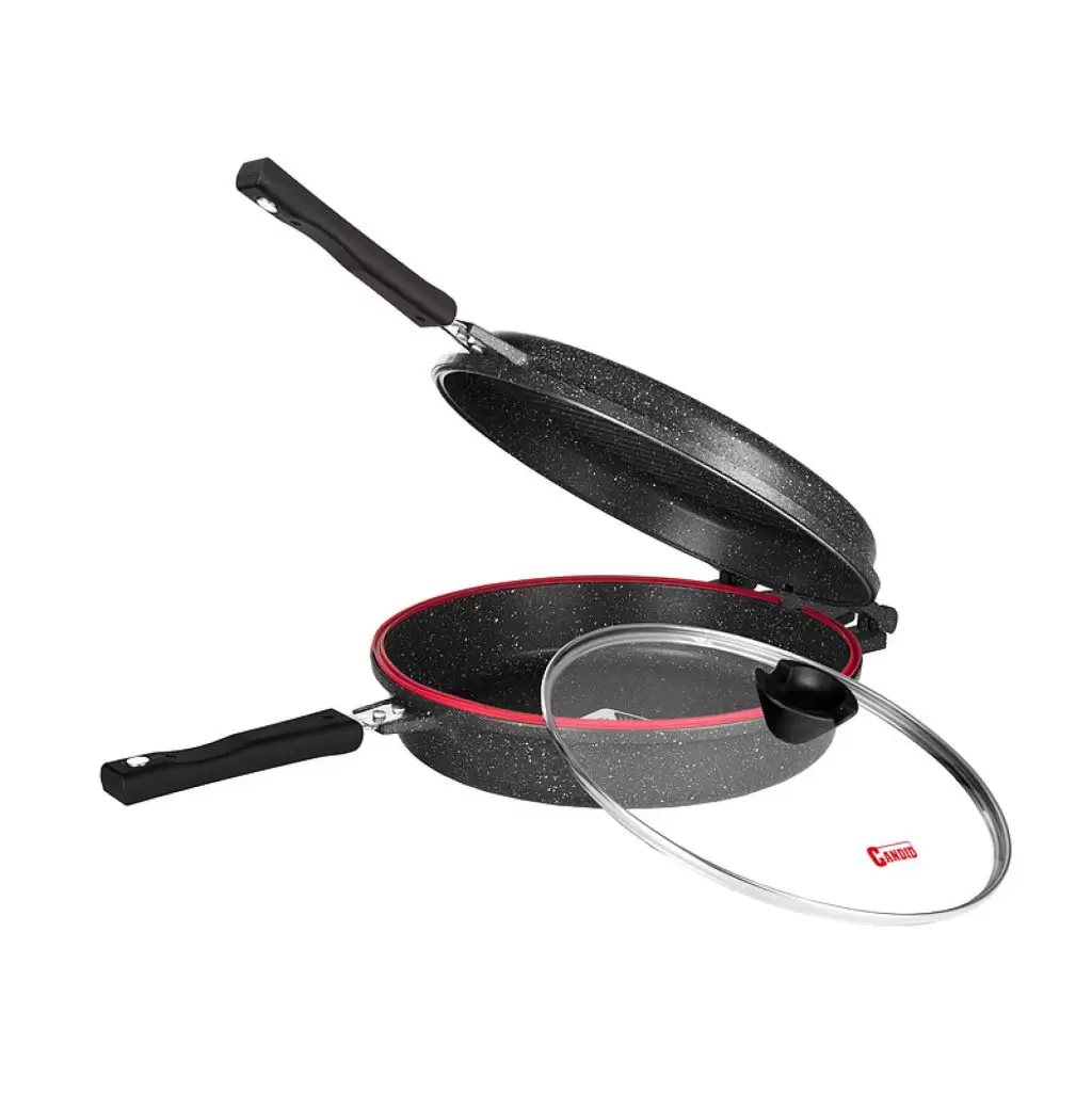 تابه دوبل گرد 28 گرانیت دورو مشکی - کاندید