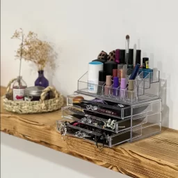 استند آرایشی سه کشو با رویه ساده - ویژن