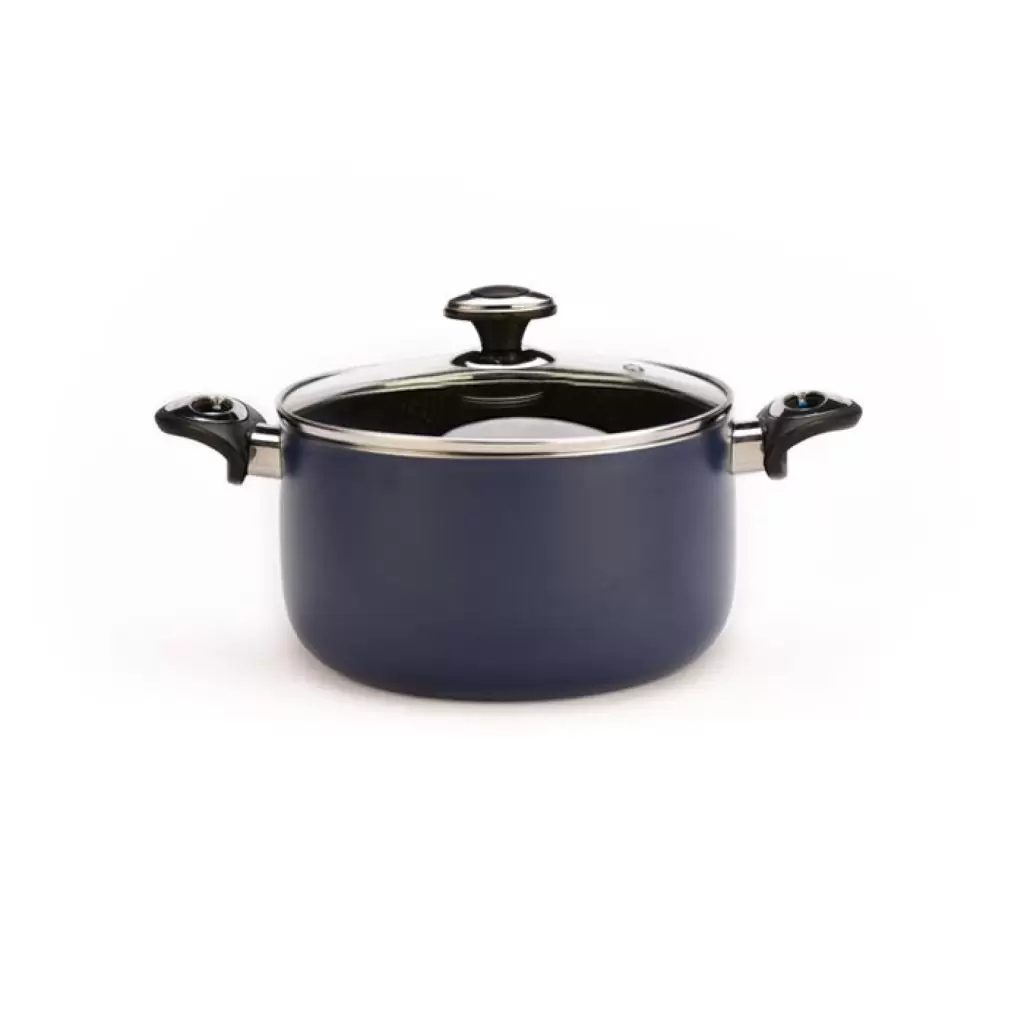 قابلمه سایز 22 گرانیتا رنگ سرمه ای - زرساب