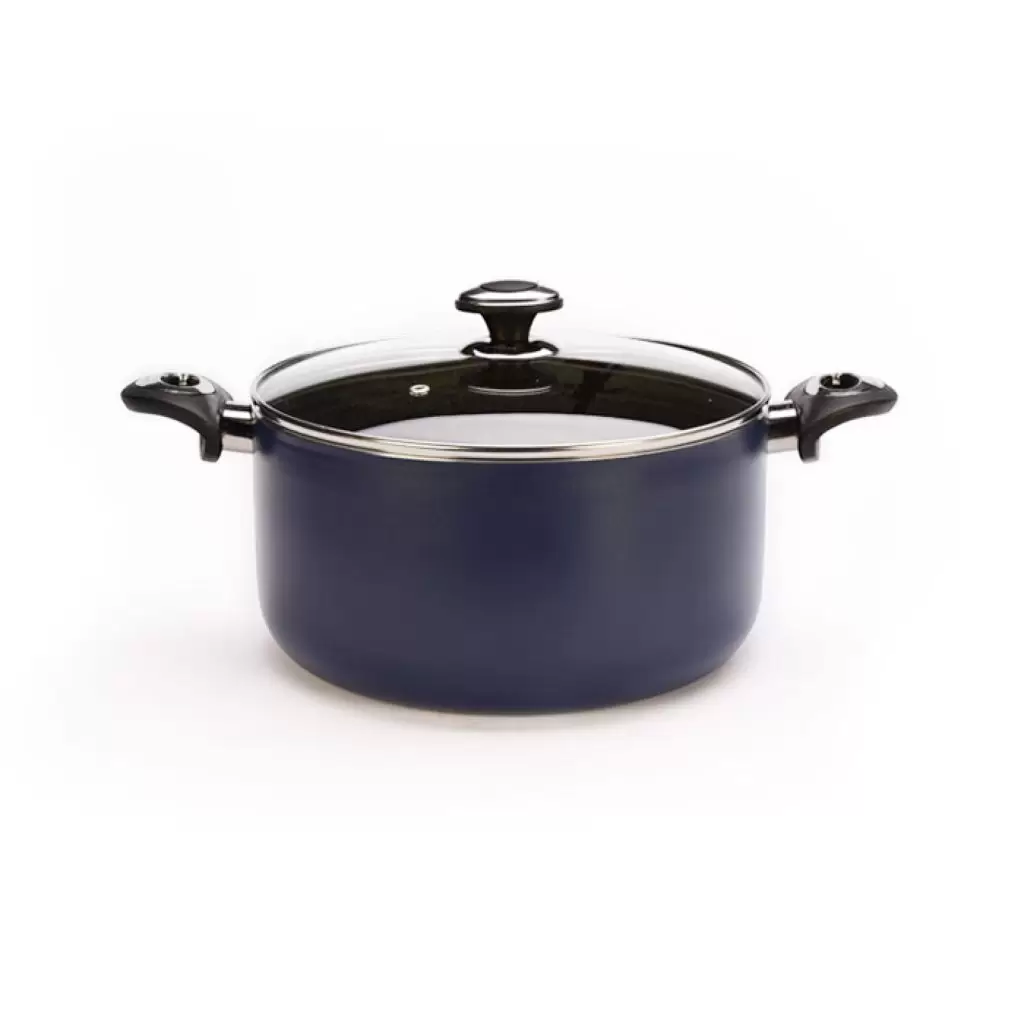 قابلمه سایز 24 گرانیتا رنگ سرمه ای - زرساب