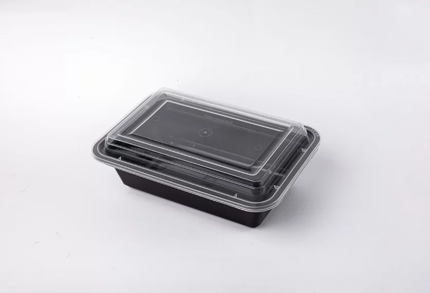 ظرف سوپرفرش بدنه مشکی درب شفاف - پیکنیک