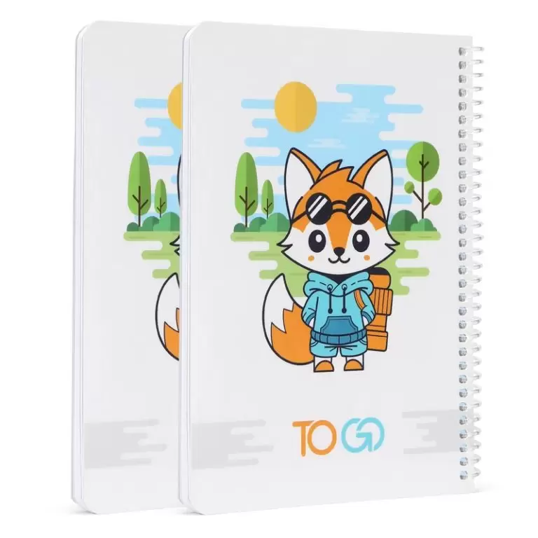 دفتر جلد لمینیتی A5 فاکس (FOX) - TO GO