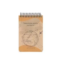 دفتر جلد کرافت A6 گلوب (GLOBE) - توگو