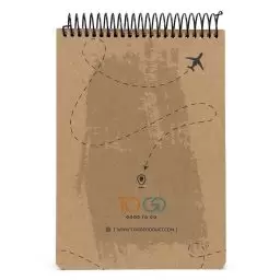 دفتر جلد کرافت A6 گلوب (GLOBE) - توگو