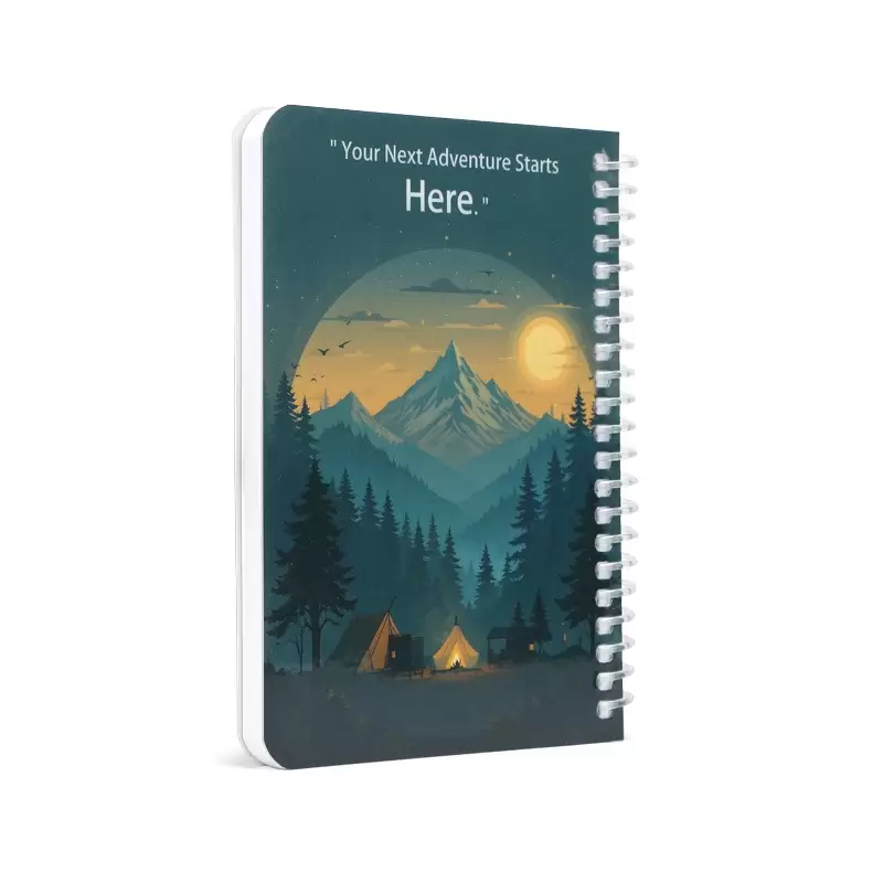 دفتر جلد لمینیتی A6 مدل کمپ - توگو