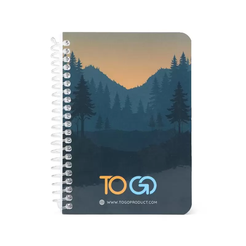 دفتر جلد لمینیتی A6 مدل کمپ - توگو