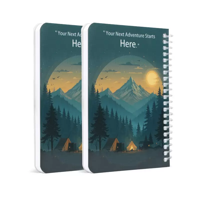 دفتر جلد لمینیتی A6 مدل کمپ - توگو