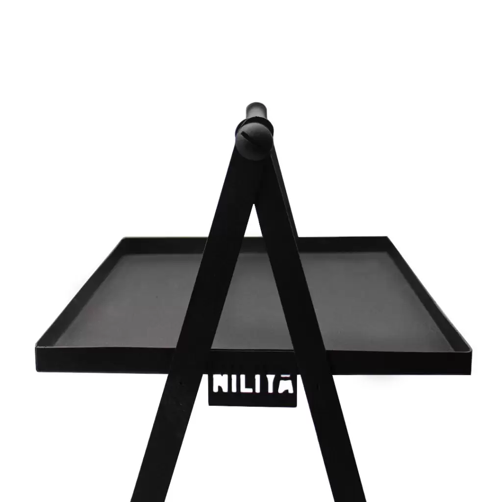 استند دو طبقه مستطیل مشکی - نیلیا