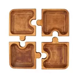 اردو خوری چهار خانه مربع طرح پازل - راییکا