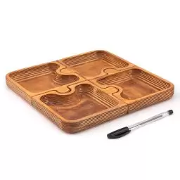 اردو خوری چهار خانه مربع طرح پازل - راییکا