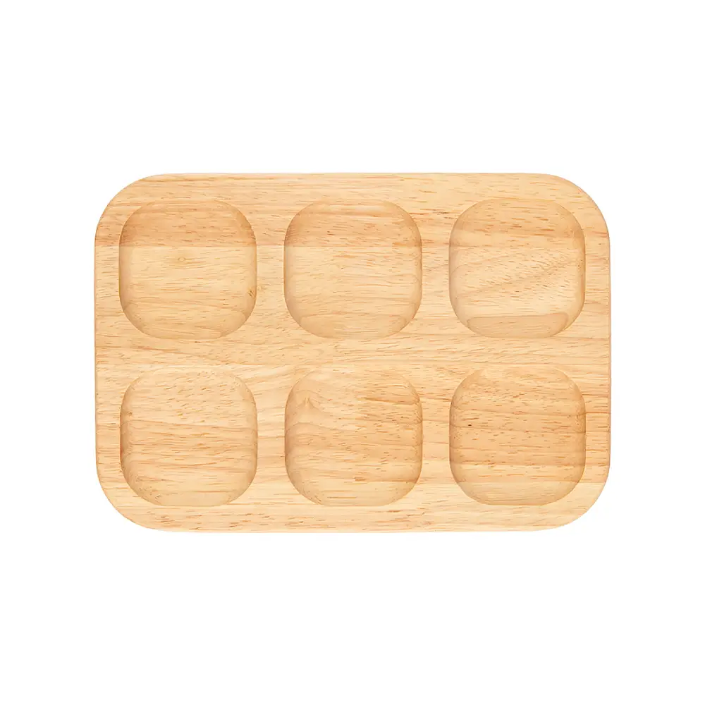 سینی چوبی چند منظوره شش خانه - کلیز