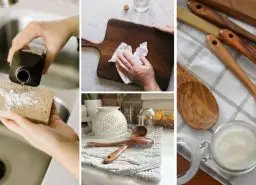 روشهای موثر شستشوی ظروف چوبی