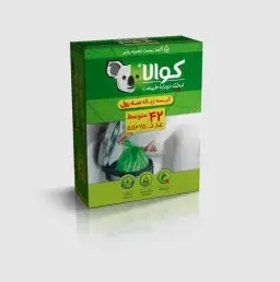 کیسه زباله 3رول مشکی رینیو متوسط - کوالا