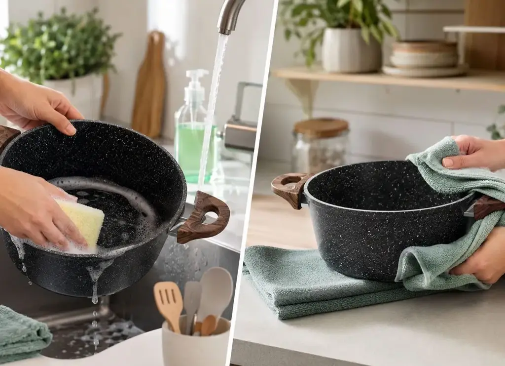 چگونه قابلمه نچسپ رو خراب نکنیم؟